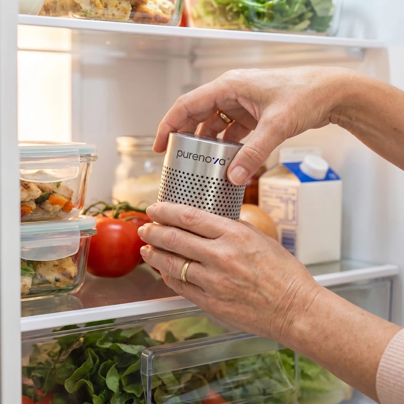 PureNova in test fridge week 2