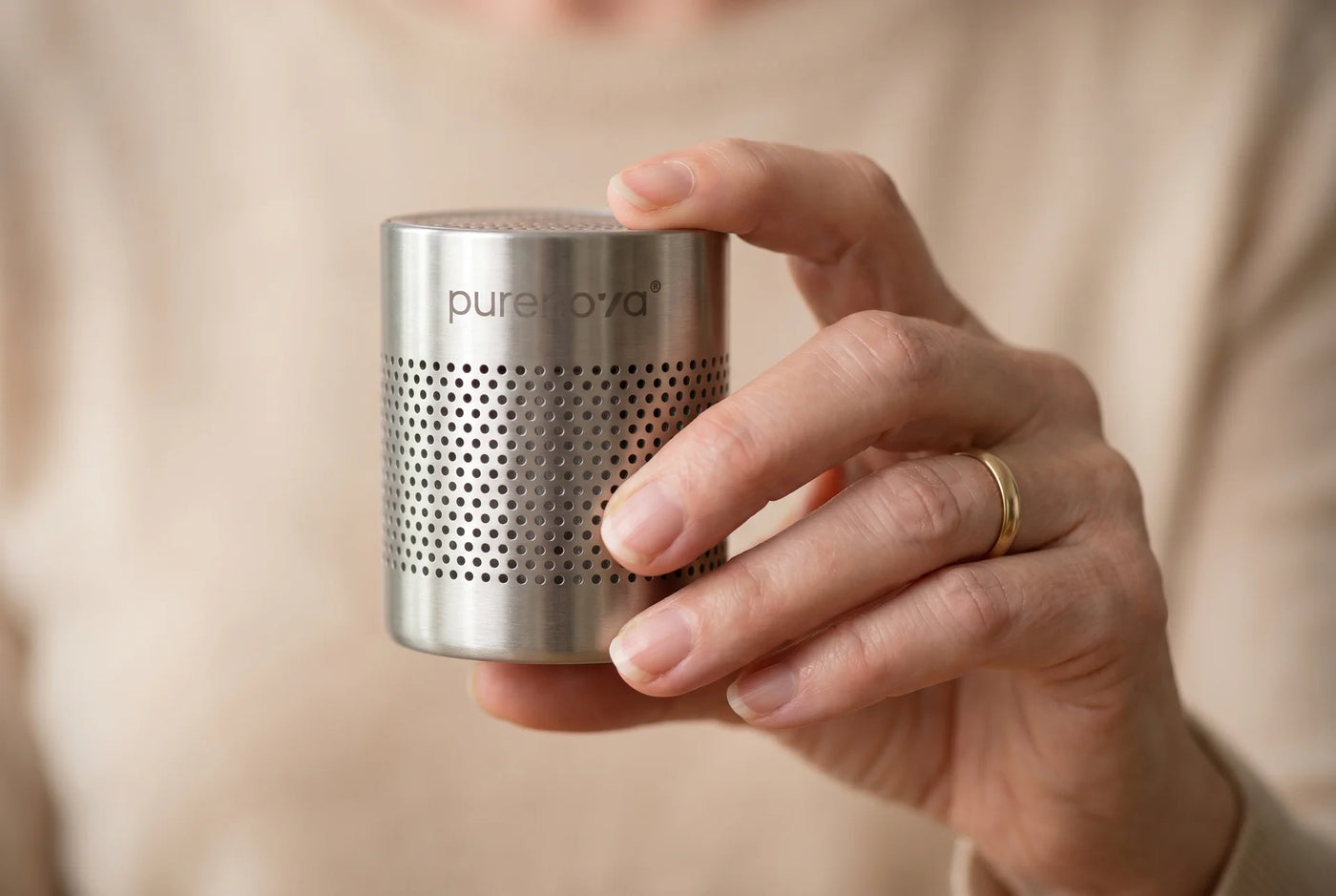 PureNova held in hand