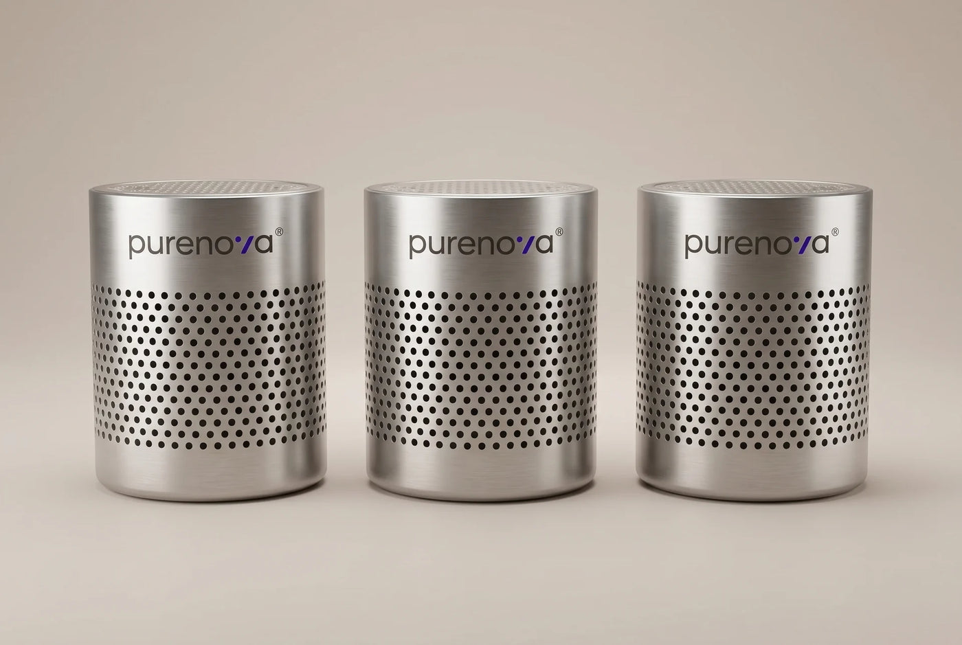 Three PureNova devices side by side