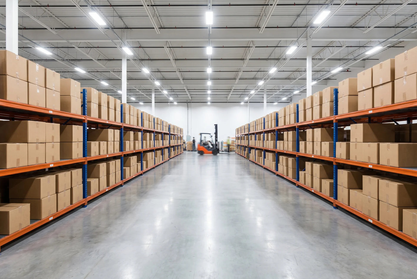 PureNova warehouse with inventory